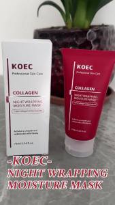 KOEC Collagen Nighttime Moisturizing Transparent Peel-Off Mask Collagen Night Warpping Mask