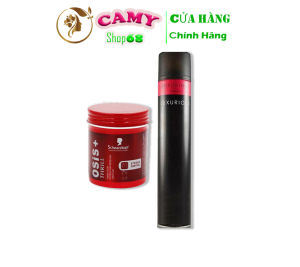 [Free Ship] Combo sáp (wax) vuốt tóc osis 100g và gôm luxurious 320ml chính hãng Camy shop68