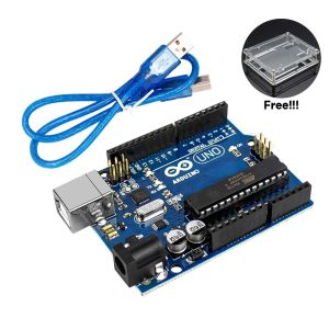 UNO R3 Development Board compatible with Arduino ATmega328P CH340 CH340G With Straight Pin Header and Cable