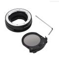 Andoer EF-EOS R Lens Adapter Auto Focus Camera Mount Ring with CPL Filter Electronic Aperture Control Compatible with Canon EF/EF-S Lens to Canon EOS RP/R5/R6/R3/C70/R5C/R7/R10/R8/R50. 