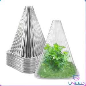 Need 10Pcs Plastic Plant Covers Weather-Proof Plant Hats Protection Outdoor Garden Supplies Seedling Prot