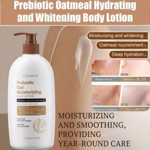 💝Hot Sale💝Oatmeal Body Milk Whitening Hydration Moisturizing Probiotic Nourishing Skin Body Milk Oat Enriched Body Cream Intensive Hydration For Dry Skin Relief Soothing Allergic Skin Nourishing Milk Formula Non Greasy Fast Absorbing