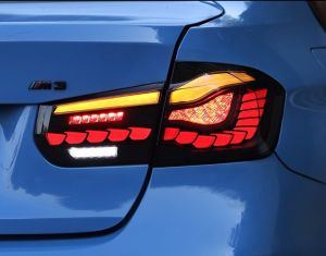 BMW 3 SERIES F30 2011-2019 LED SEQUENTIAL SIGNAL TAILLAMP M4 GTS STYLE COMPATIBLE PRE-FACELIFT/FACELIFT MODEL