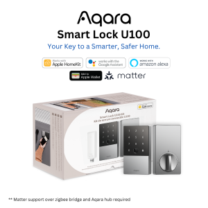 [Global Ver] Aqara U100 Smart Lock | Keyless Entry | Remote Control | Auto-Lock | Google Alexa HomeKit