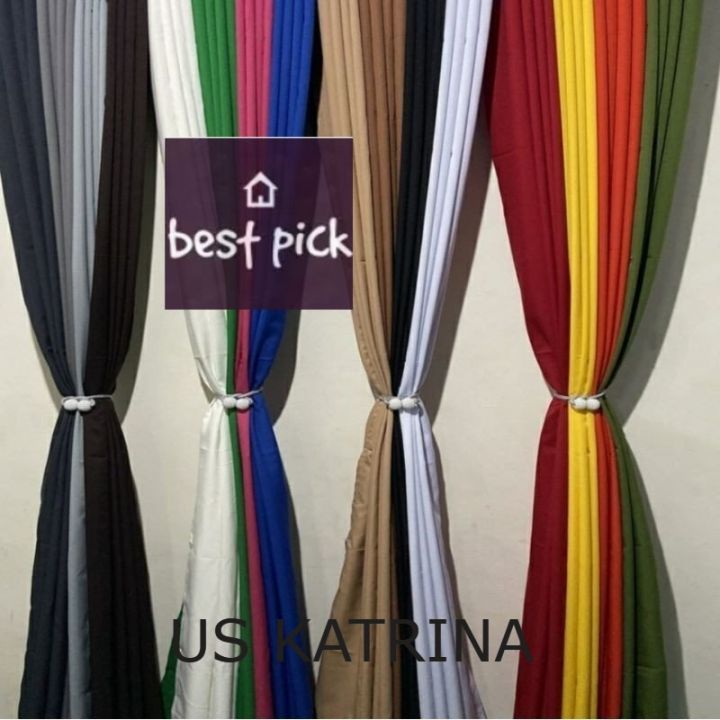 Lababo Ph NON RING Katrina Curtain/Semi-Blackout/US Katrina /Lababo,6ft,7ft ...