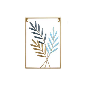 Metal Wall Hangings Plant Hangings Leaf-Shaped Decorations Wall Art Decorations Metal Plant Hangings That Are Not Easily Deformed
