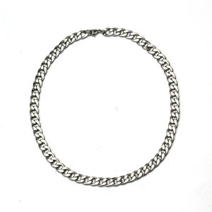 NK Cuban Chain 男士古巴项链 Stainless Steel Necklace Hip Hop Fashion Men Women Rantai Leher Lelaki
