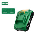 ISKU Lithium Mesin Bor Mulitifungsi 21V 2000mAh Battery Cordless Drill Set Torsi Maksimum 40N.M. 