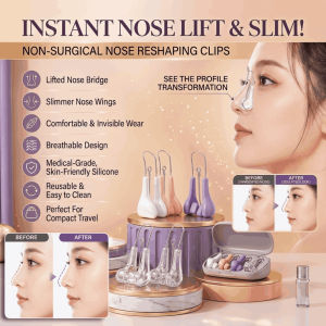 Nose Shaping Clip Soft Painless Nose Up Lifting Shaper Clips Universal Nose Shaping Tool Nose-Lifting Clip for Smaller Nostrils and Breathable Nose.