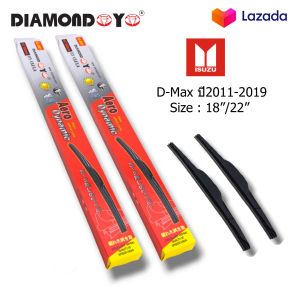 (DIAMOND EYE) ก้านใบปัด ที่ปัดน้ำฝน Isuzu D-Max ปี 2011-2019 ขนาด18นิ้ว22นิ้ว ใบปัดน้ำฝน กล่องแดง
