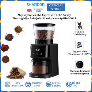 Máy xay hạt cà phê Espresso cao cấp Shardor BD-CG015 150W - Hàng Nhập Khẩu (Bảo hành 12 tháng)