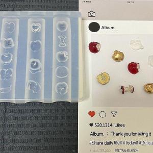 【จัดส่งภายใน 2-3 วัน】 แม่พิมพ์ซิลิโคนรูปผลไม้3D กลีบดอกไม้แสนหวานแม่แบบทำเล็บแกะสลักเล็บลายฉลุเครื่องมือแม่พิมพ์สำหรับปั๊มอ่อน