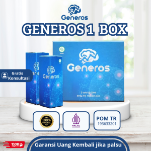 [1 BOX] GENEROS || VITAMIN KECERDASAN ANAK ATASI SPECH DELAY||1 BOX ISI 2 BOTOL GENEROS ORIGINAL
