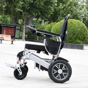 Electric Wheelchairs For Elderly Electric Wheel Chair For Elderly Travel Wheel Chairs Foldable Aluminum Alloy Material Is Simple and Easy to Operate 13dian