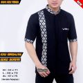Baju Koko Muslim Pria Terbaru 2022 Baju Koko Kombinasi Batik Lengan Pendek Kemeja Koko VABIAN STORE. 
