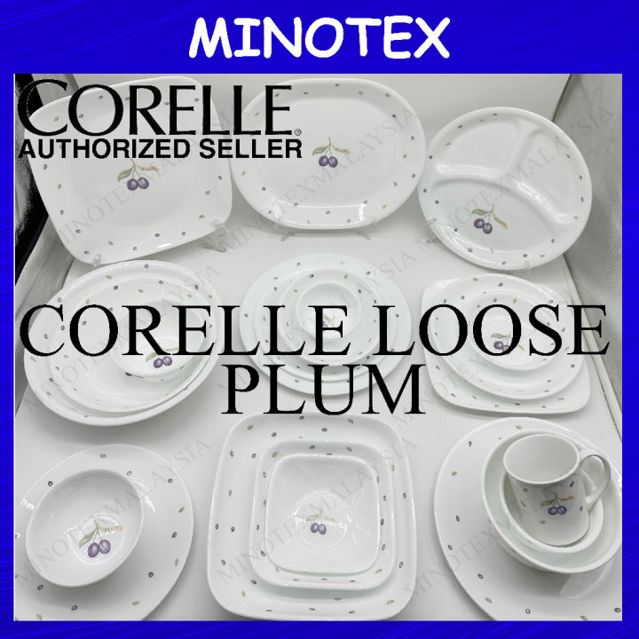 Cawan Corelle Plum Teko Corelle Corelle Loose Plum (Divided Plate