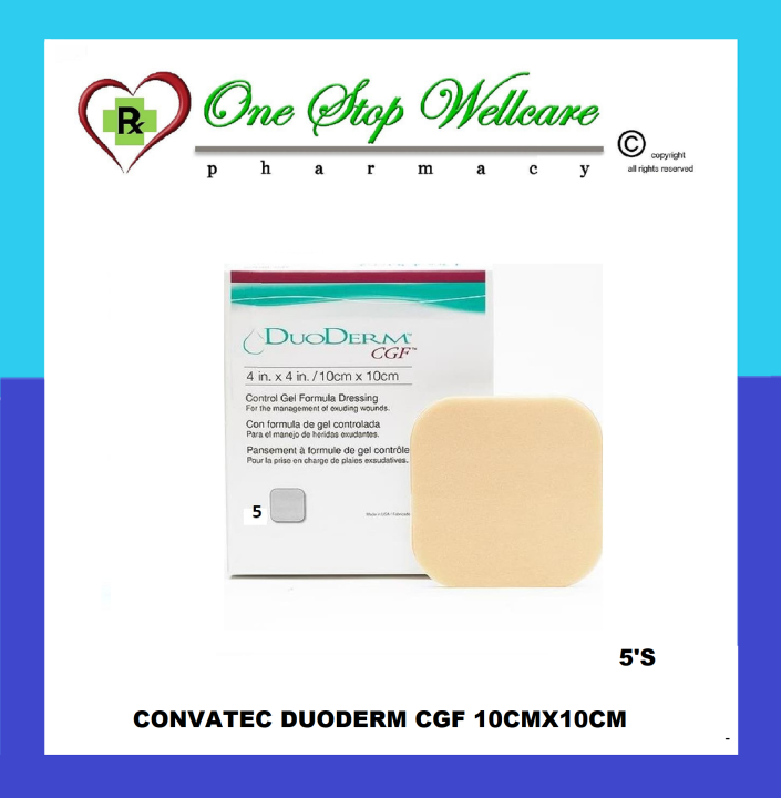 CONVATEC DUODERM CGF 10CMX10CM 5'S (EXP:10/2026) | Lazada