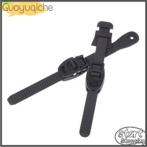 【Guoyuqiche】 1 2Sets Roller Ratchet Skates Speed Ratchet Skates Straps Fixing Buckle With Screws Ankle Belt Tape Roller Skates Fixed Band