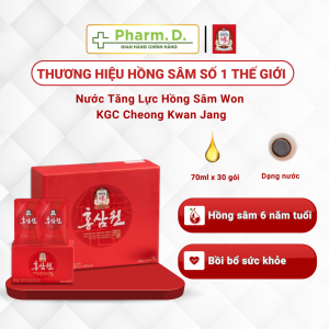 Nước Tăng Lực Hồng Sâm Won KGC Cheong Kwan Jang (70ml x 5 gói 15 gói)