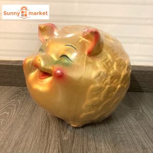 Heo đất kim tiền may mắn cỡ lớn KT 22x20x18 cm Heo đất đồng tiền tài lộc