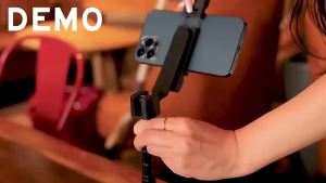 ไม้เซลฟี่ LinJn พร้อมไฟเติมแบบพกพา ขยายได้ ควบคุมระยะไกลไร้สาย Bluetooth ขาตั้งกล้องแบบขาเดียว ที่ยึดศัพท์