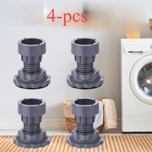 4Pcs Heightened Feet Pad Anti Vibration For Washing Machine Desk Cabinet Silent Support Legs Adjustable Furniture Accessories