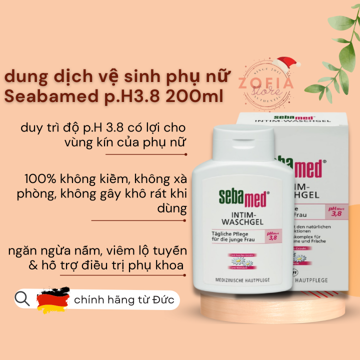 Dung dch v sinh ph n Sebamed 200 ml ni a c | Lazada.vn