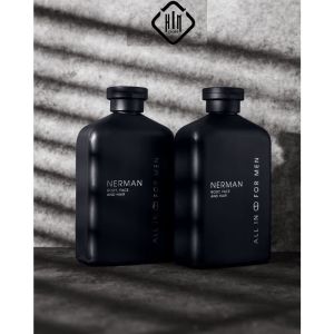 Sữa tắm gội hương nước hoa cao cấp Gentleman 3 in 1 NERMAN dung tích 350ml
