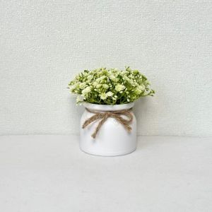 CHUN053634 Decorated Bonsai Artificial Gypsophila Mini Plastic Desktop Bonsai Fake Potted With Pot Fake Flower Bonsai Wedding Decoration