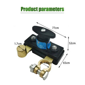 Car Battery Disconnect Switch 12V-24V Battery Cut-off Anti-leakage Switch Quick Cut-off Switch