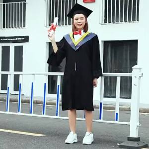 Bachelors Clothing Academic Dress Graduation Dress College Student Liberal Arts Suit College Style Clothing Science Engineering Cap Gown Membership Voucher