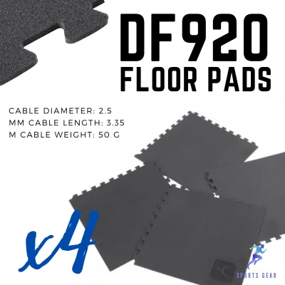 DOMYOS แผ่นรองพื้น รุ่น DF920 (4 ชิ้น) DF920 Floor Pads (4-Pack) แผ่นปูรองพื้น เสื่อโยคะ โยคะ Home Gym Yoga Pilates Fitness พิลาทิส