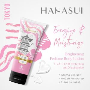 Hanasui Perfume Body Lotion 180mL - Body Lotion Hanasui - Paris Sydney Tokyo - Lotion Untuk Merawat Kulit - Ken Herbal