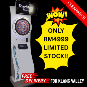 USED Radikal Dart Machine Dartboard Game room Entertainment room Upright Dart board