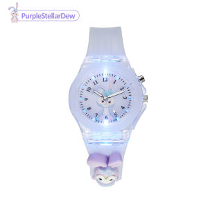 DreamBaby Jam Tangan Karakter Anak Analog Lampu LED Silikon Tali Kuromi Stella Melody Cinnamoroll
