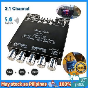 ZK-TB21Wireless Audio Amplifier – 2.1 Channel 160W*2+220W High Fidelity Subwoofer para sa Kotse at Home Audio