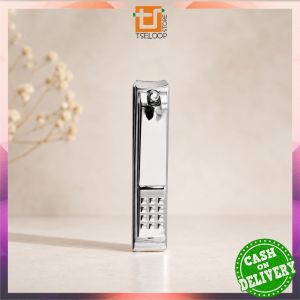OFM-C1022 Gunting Kuku Stainless Steel Hitam Doff Anti Slip / Gunting Kuku Jumbo / Alat Potong Kuku