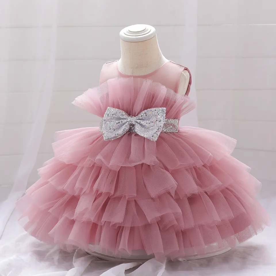 Mqatz bé váy con gái sơ sinh trang phục công chúa cho trẻ em đầu tiên