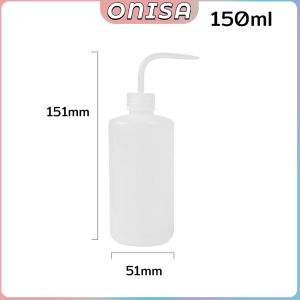 Plastic Blow Washing Bottle Diffuser PE Plastic Squeeze Bottles Wash Eyelash Cleaning Elbow Bottle Watering Tools
