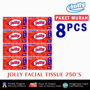 PAKET MURAH | Tisu JOLLY 250 Sheets/Tisu Wajah Isi 8 PCS Keperluan [Rumah Kantor Warung & Mobil]