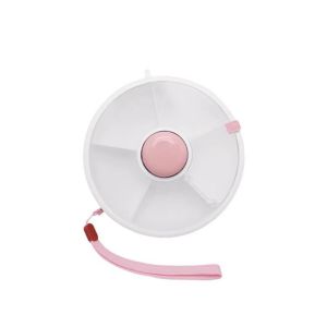 OKDEALS กล่องเก็บของ Wadah Cemilan ฝาปิดกันรั่วแบบพกพากันความชื้นกล่องขนมเด็กขนมขบเคี้ยว