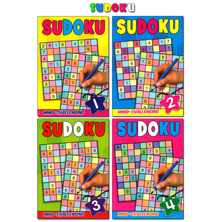 SUDOKU MIND CHALLENGING 4 IN 1 | Lazada