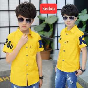 hem kids 329 kemeja anak laki laki usia 5-12 thn/cod