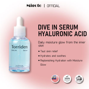 Torriden Dive-In Hyaluronic Acid Serum 50ml - Deep Hydration & Soothing Serum Taut Skin Relief Low Molecular Hyaluronic Acid for Dry & Tired Skin