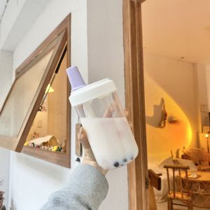 GTRBFDS Outdoors Fashion Straigh Drinking Water Cup Large-capacity Drink Cup Water Bottle Plastic Kettle Straw Cup