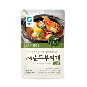 [CJW] Jjambbong Tofu Stew Sauce 140g (Serves 3–4) / 청정원 짬뽕 순두부찌개 양념 140g (3-4인분)
