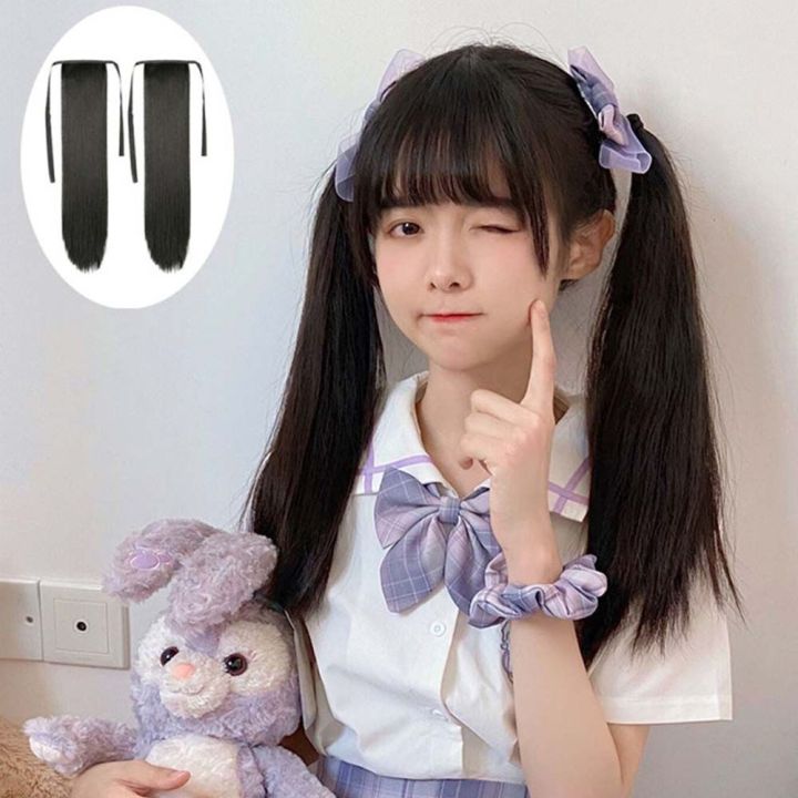 YOYO CHARMING Nâu Phụ nữ Lolita Tóc Giả Tóc Phụ Kiện Cosplay Kiểu Tóc ...