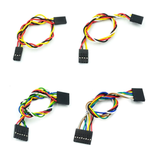 10Pieces 2.54mm Connector Cable With 22AWG Wires For Speaker Connection And Electronic Prototyping 3/4/6/8P