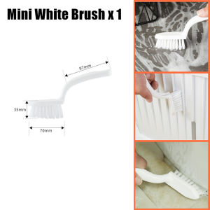 Telescopic V-Shape Floor Brush with Water Scraper | 180° Rotating Grout Scrubber Long Handle for Bathroom & Tiles