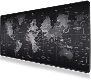 World Map Mouse Pad Large Extended Table Mat Waterproof Non-slip Computer Gaming Mouse Pad 70cm / 80cm / 90cm B55
